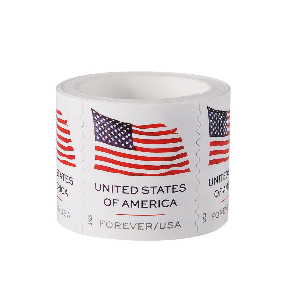 2025 US Flags Booklets / Rolls Forever First Class Postage Stamps