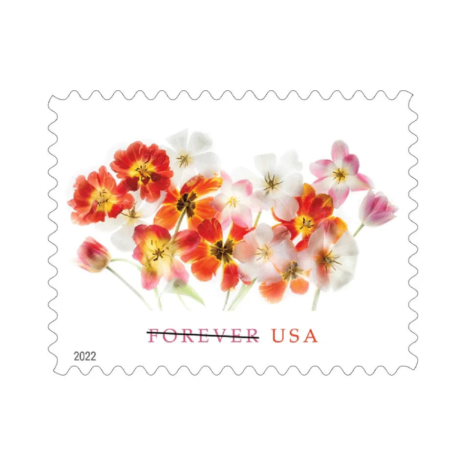 Tulips Forever First Class Postage Stamps