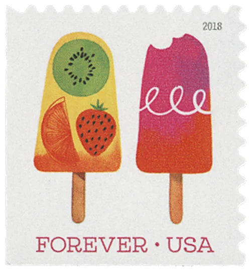 Frozen Treats Forever First Class Postage Stamps
