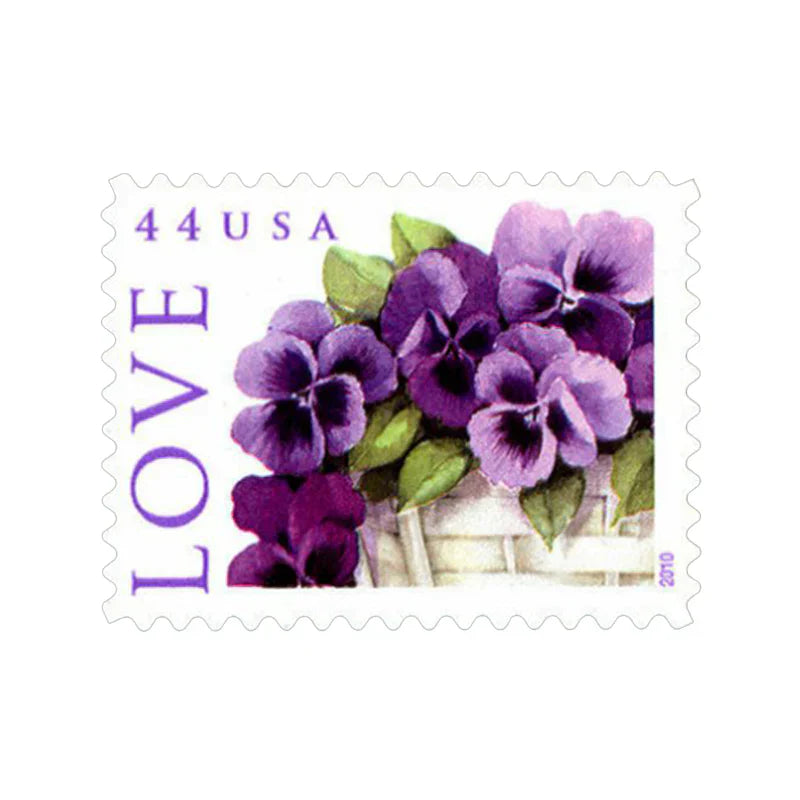 2010 Love-Purple Orchid in Snow Postage First Class Stamps