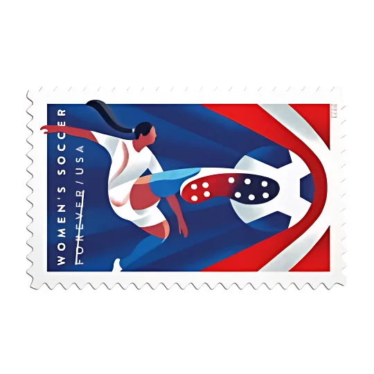 Women’s Soccer Forever Stamps