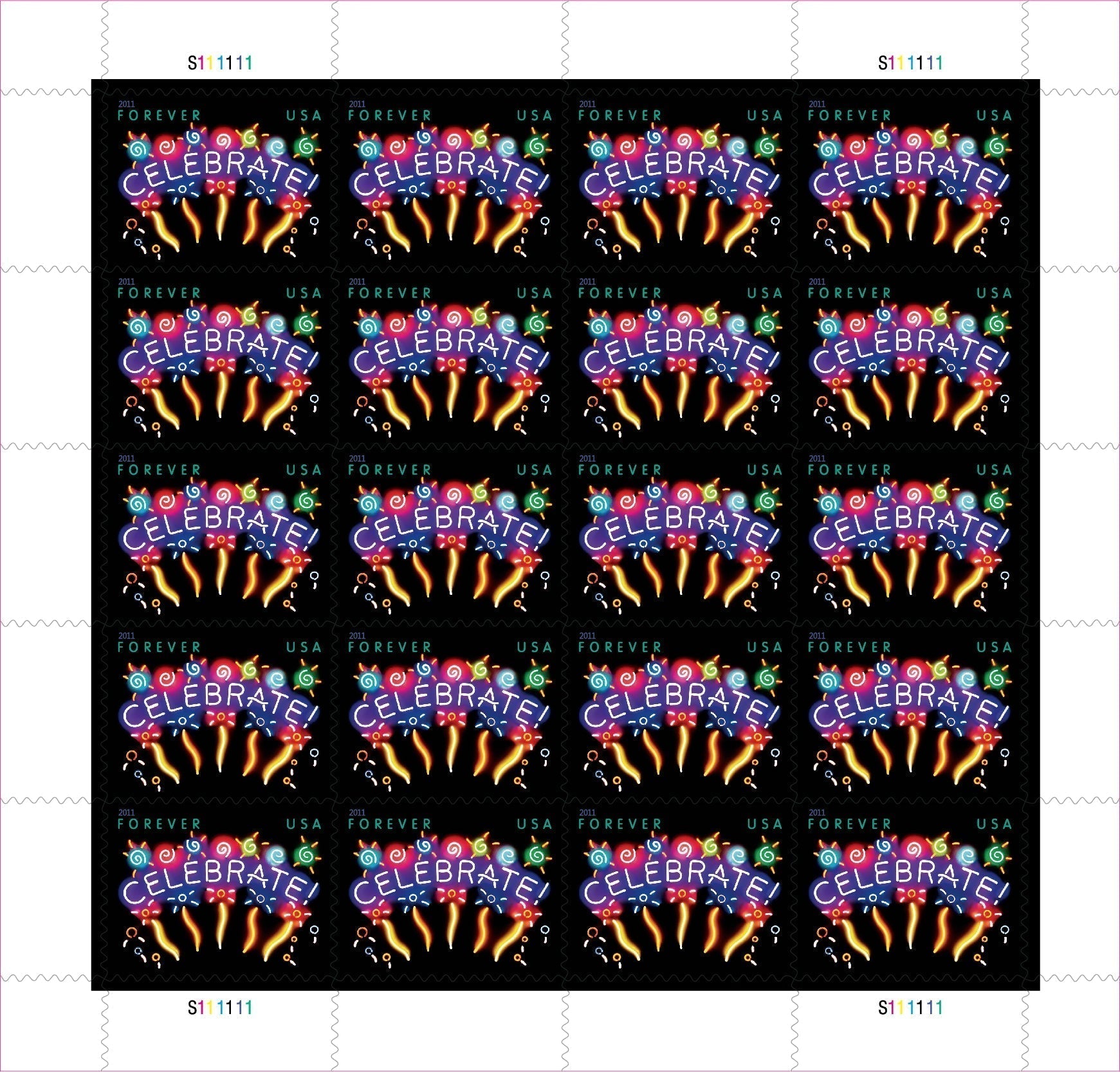 Celebrate Forever First Class Postage Stamps