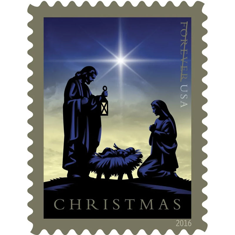 Traditional Christmas: Nativity Forever Stamps