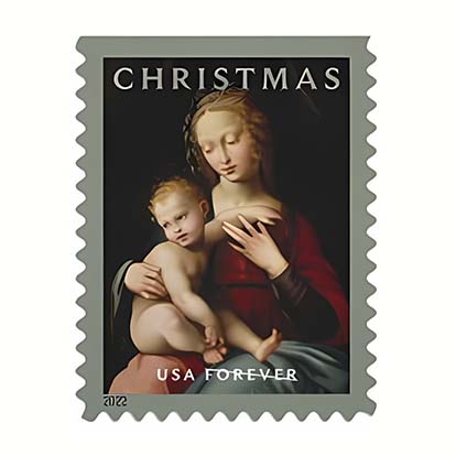 Virgin and Child Forever Stamps