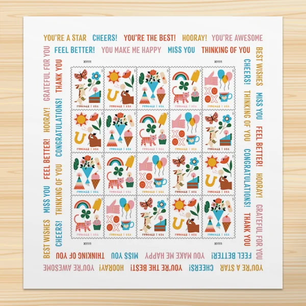 Thinking of You Forever First Class Postage Stamps