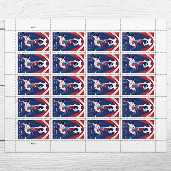 Women’s Soccer Forever Stamps