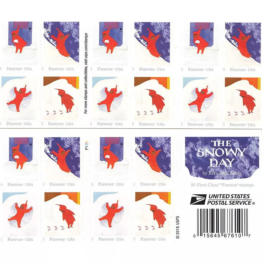 The Snowy Day Forever Stamps